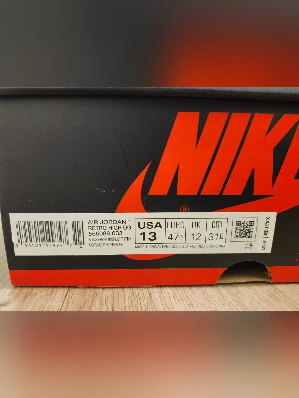 NEW Air Jordan 1 Retro High OG 